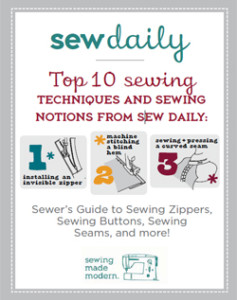 Top 10 Sewing Techniques and Sewing Notions Free eBook
