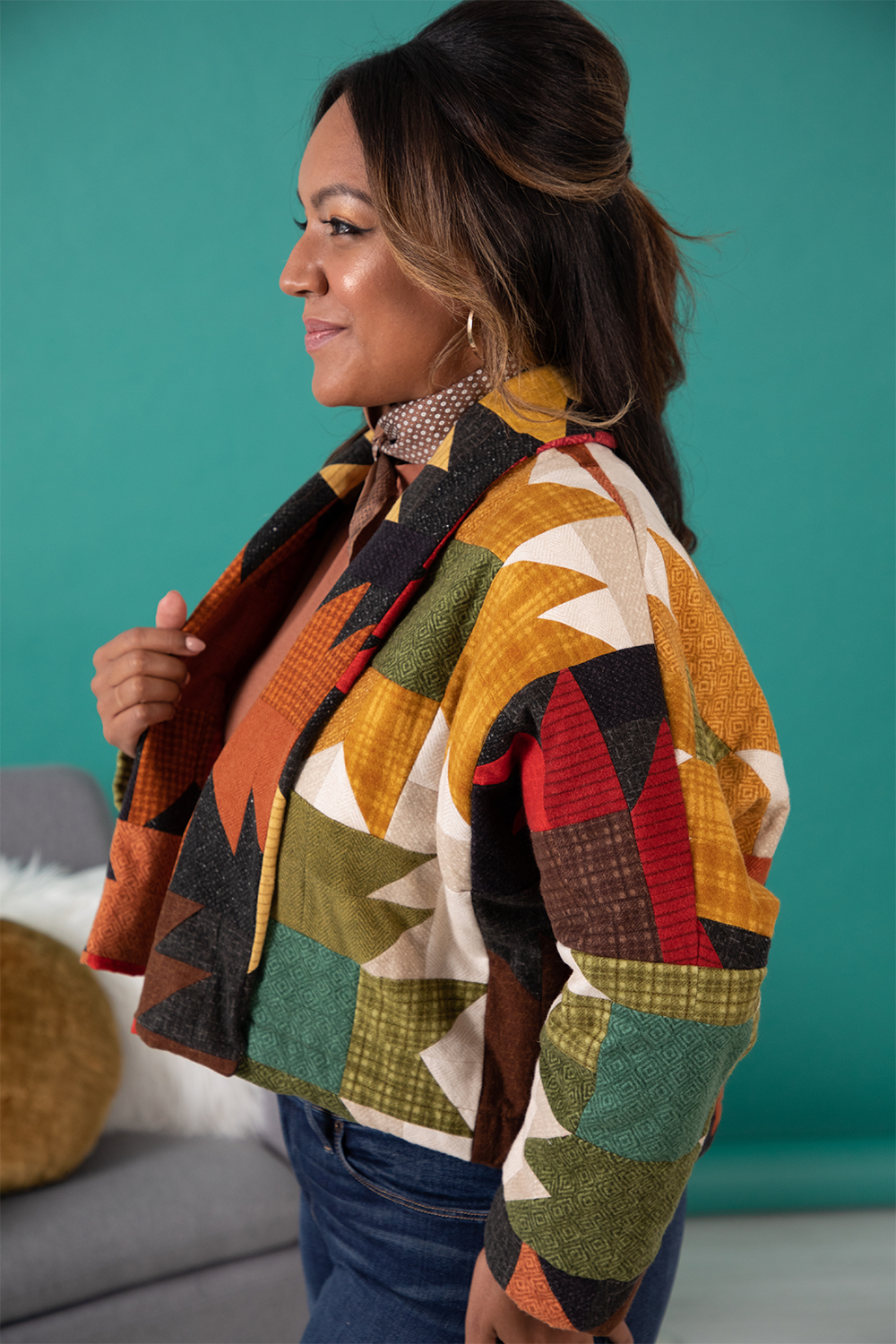 Ginger Quilted Jacket Sewing Pattern Download - Sew Daily